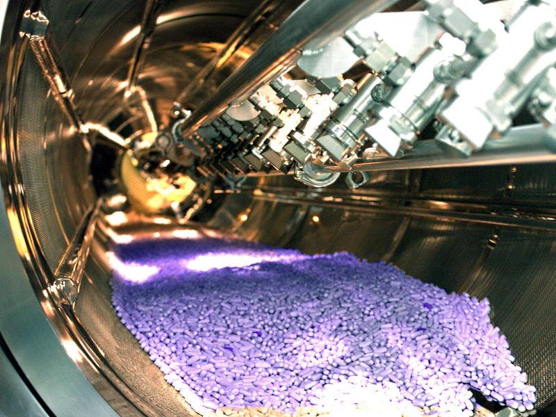 Coating of pharmaceutical tablets SAIREM